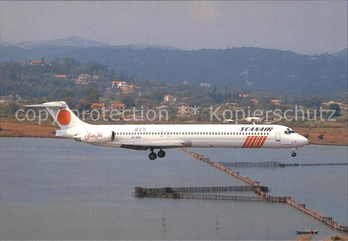 Flugzeuge Zivil Scanair Mac Donnell-Douglas MD.83 SE-DP