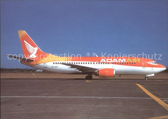 Flugzeuge Zivil Adamair B-737-329 PK-KKE c/n 23773