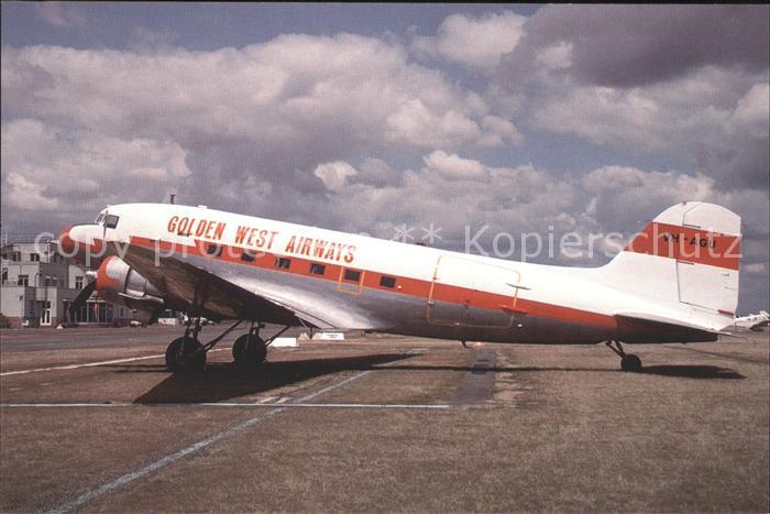 Flugzeuge Zivil Golden West Airways DC-3-C VH-AGU ex A65-72 cn 32668 mfd 1944