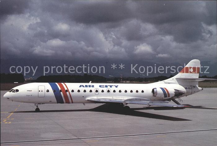 Flugzeuge Zivil Air City SE210 Caravelle 10B3 HB-ICJ c/n 169