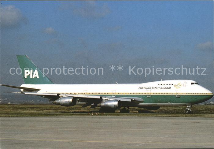 Flugzeuge Zivil Pakistan International PIA Boeing 747
