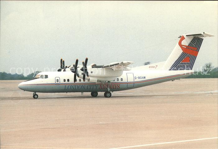 Flugzeuge Zivil London City Airways DHC-7-110 Dash 7 G-BOAW C/N 110
