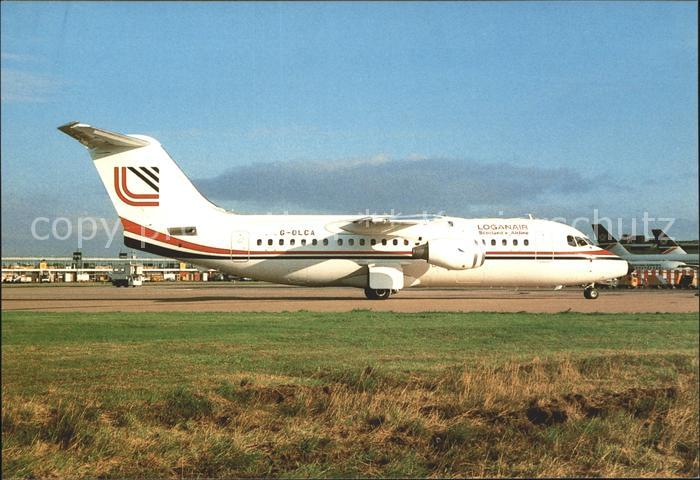 Flugzeuge Zivil Loganair BAe 146-200 G-OLCA