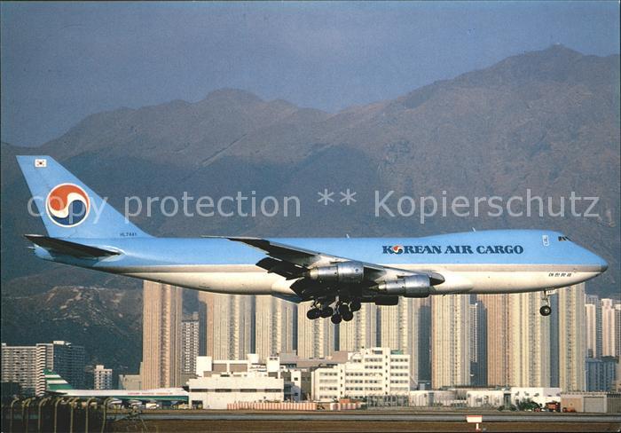Flugzeuge Zivil Korean Air Cargo Boeing 747-230 F HL-7441