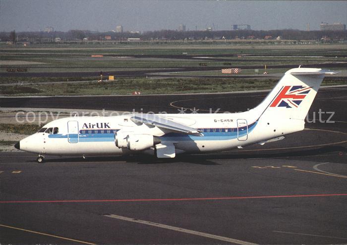 Flugzeuge Zivil G-CHSR BAE 146-200 Air Uk c/n 2088