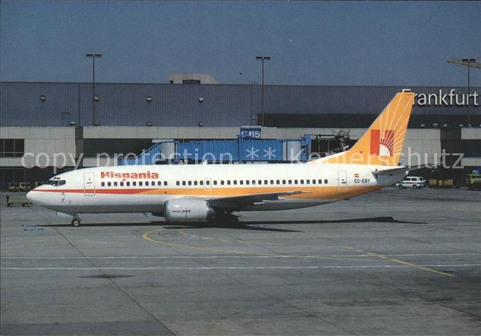 Flugzeuge Zivil EC-EBY Boeing 737-3YO Hispania c/n 23748