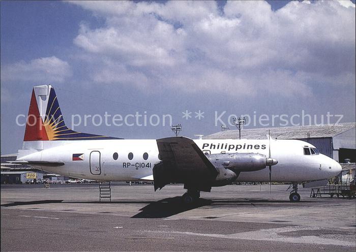 Flugzeuge Zivil Philippine HS 748-222-2A RP-C1041 c/n 1588