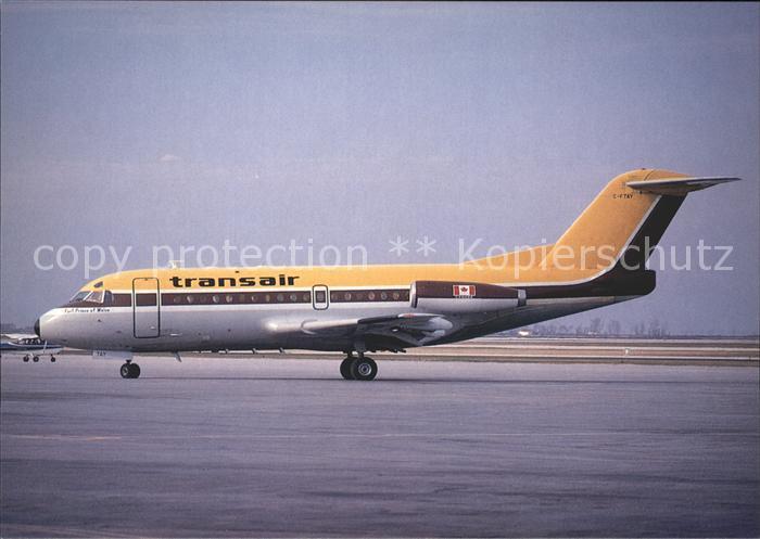 Flugzeuge Zivil Transair Fokker F28 Mk. 1000 C-FTAY c/n 11038
