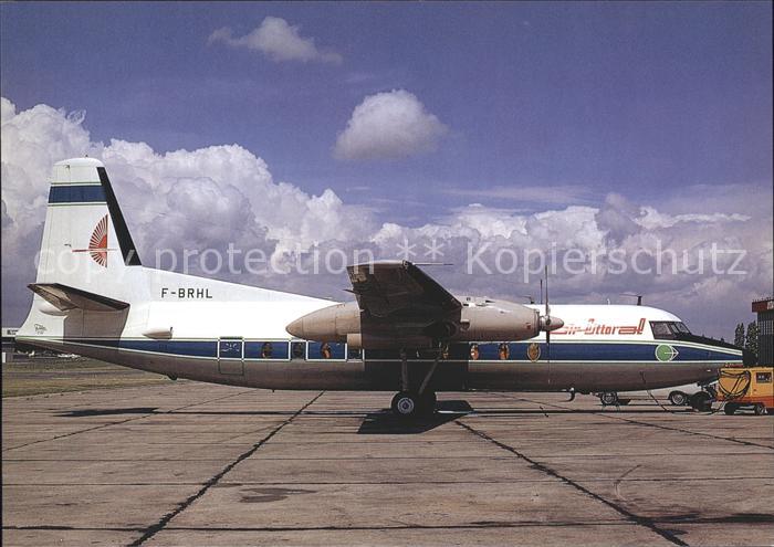 Flugzeuge Zivil Air Littoral Fokker F27 Mk. 200 F-BRHL c/n 10137