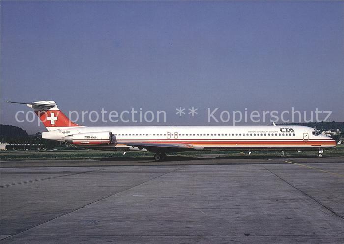 Flugzeuge Zivil CTA MD-83 HB-IUI c/n 49710/1547