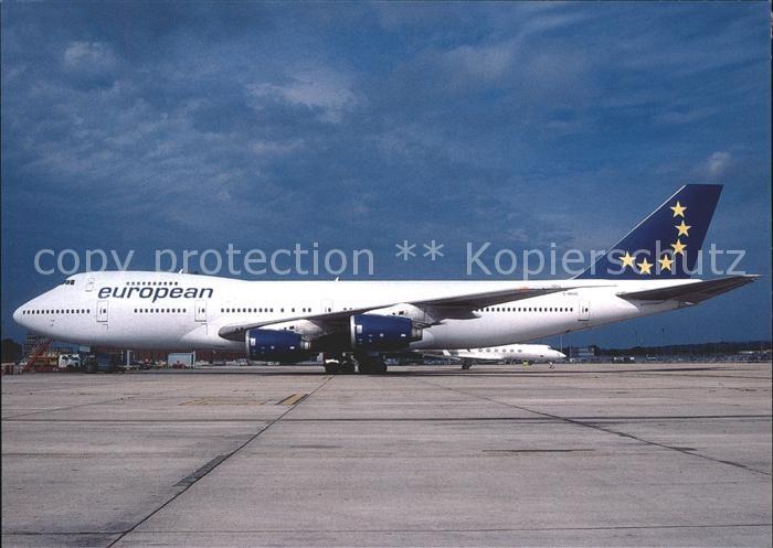 Flugzeuge Zivil European Boeing B-747-200 G-BOXG