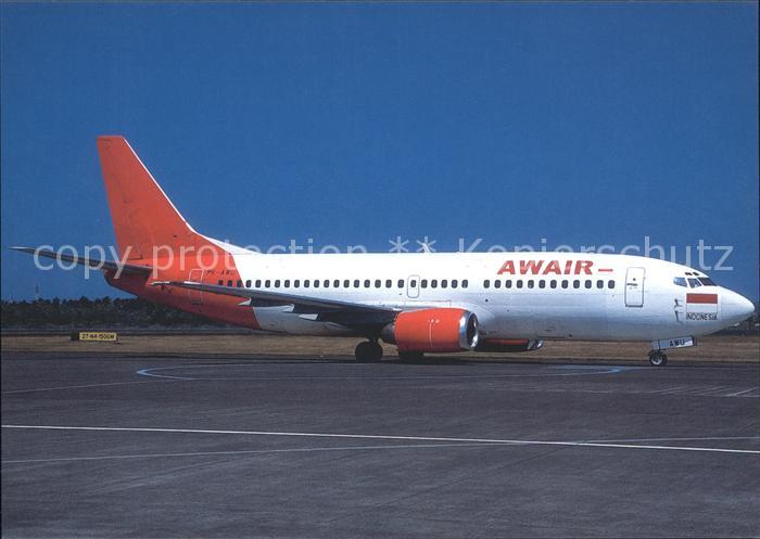 Flugzeuge Zivil Awair B-737-301 PK-AWU c/n 23257