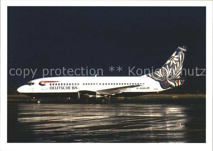 Flugzeuge Zivil Deutsche BA Boeing 737-300 D-ADBG