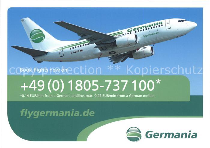 Flugzeuge Zivil Germania D-AGER