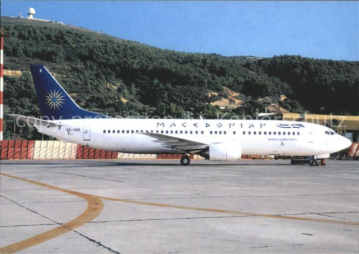 Flugzeuge Zivil Macedonian B737-46J SX-BMB