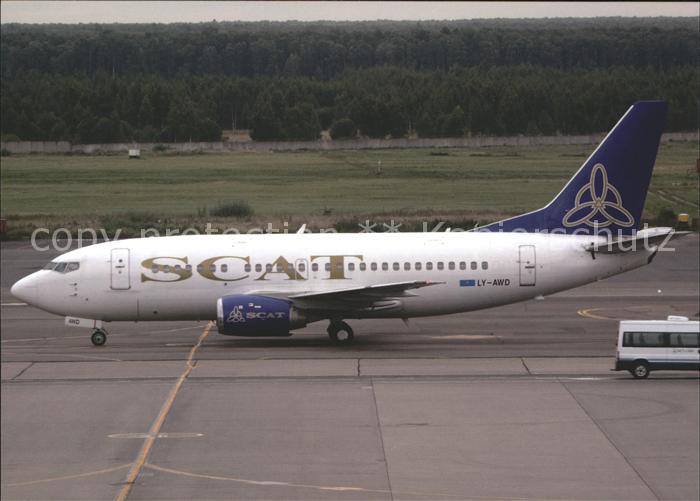 Flugzeuge Zivil SCAT B-737-522 LY-AWD c/n 26739