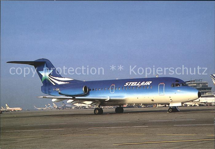Flugzeuge Zivil Stellair Fokker F-28 1000 F-GIAI