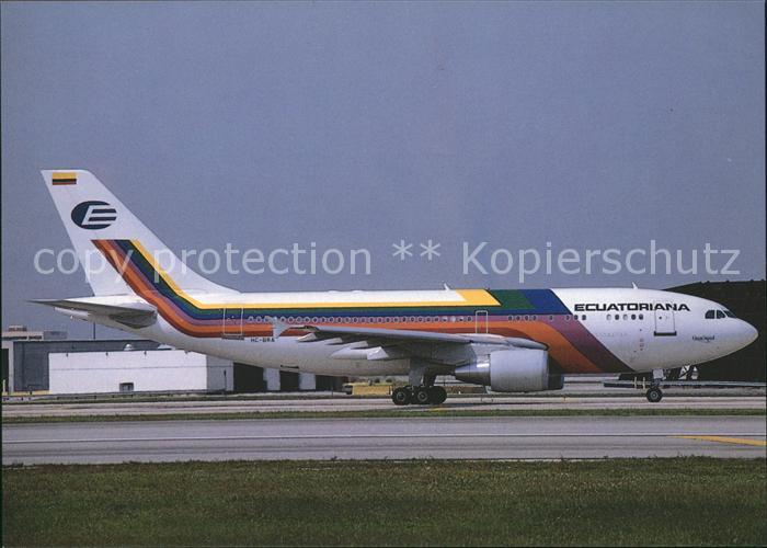 Flugzeuge Zivil Ecuatoriana Airbus A310-304 HC-BRA c/n 574
