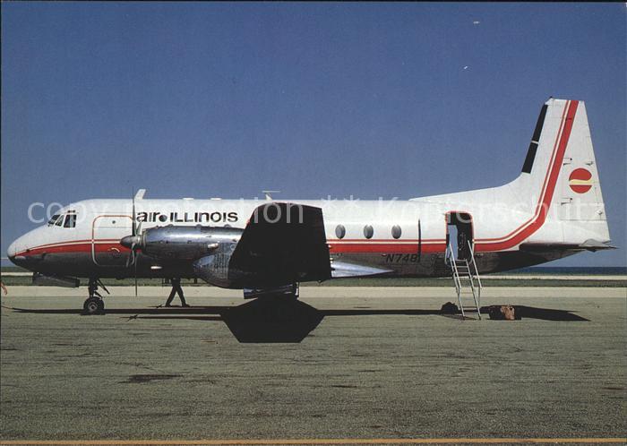 Flugzeuge Zivil Air Illinois HS 748-2A N748 c/n 1716