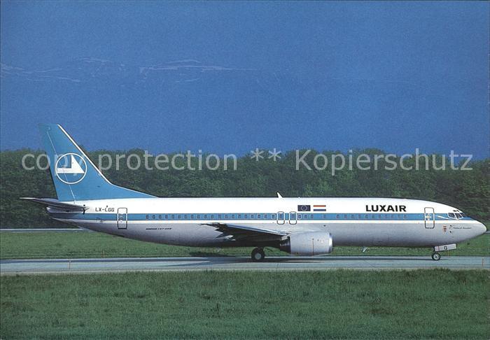 Flugzeuge Zivil Luxair Boeing 737-400 LX-LGG