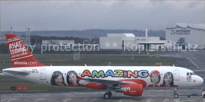 Flugzeuge Zivil Air Asia A320-216 F-WWBC c/n 3000