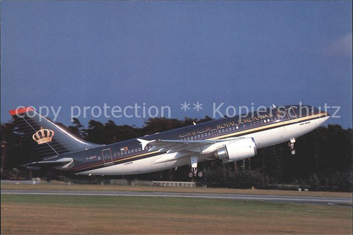Flugzeuge Zivil Royal Jordanian Airbus A310-300