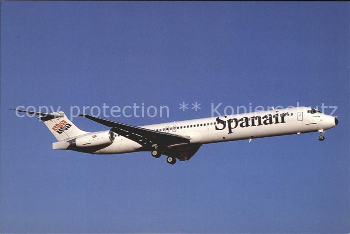 Flugzeuge Zivil Spanair McDonnell Douglas MD-83