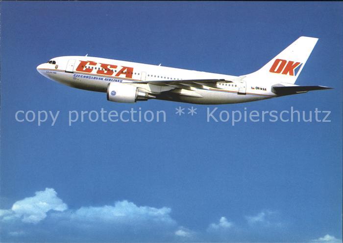 Flugzeuge Zivil CSA Czechoslovak Airlines Airbus A310-300