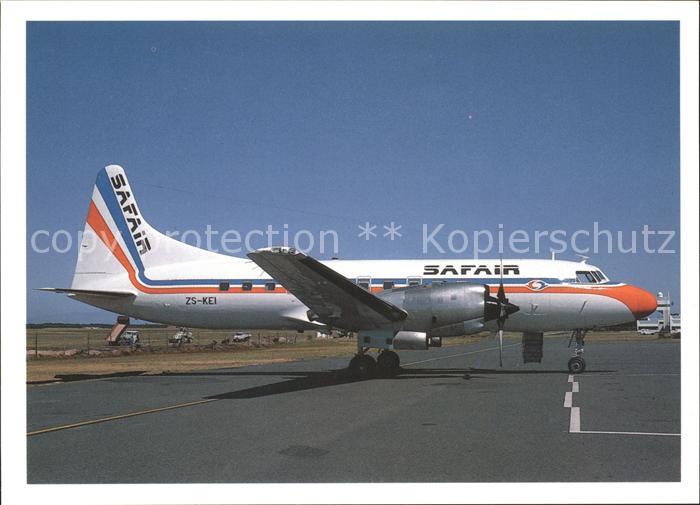 Flugzeuge Zivil Safair Lines CV-580 ZS-KEI c/n 141
