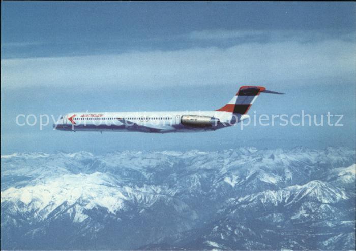 Flugzeuge Zivil Austrian Airlines McDonnell Douglas MD-81