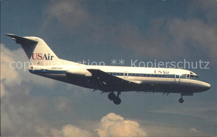 Flugzeuge Zivil USAir F-28 N463AU
