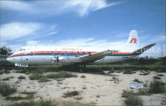 Flugzeuge Zivil Aerolineas Republica Viscount 745D XA-MOS c/n 201