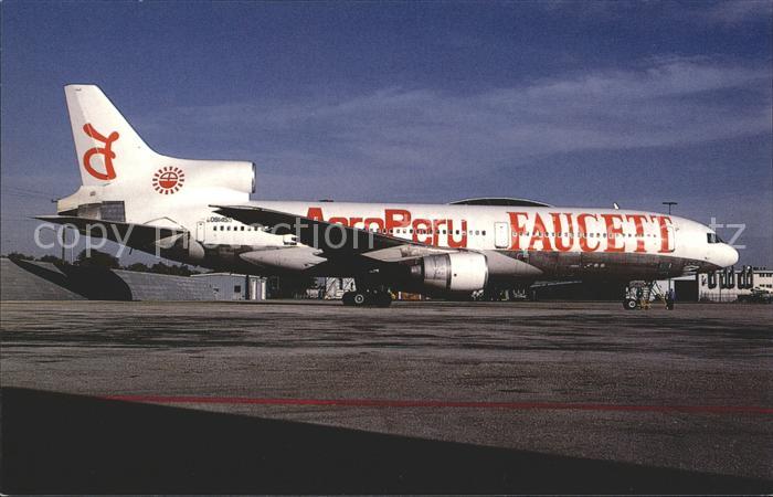Flugzeuge Zivil Lockheed L.1011 Tristar 1 c/n 1002 OB-1455 Aeroperu/Faucett