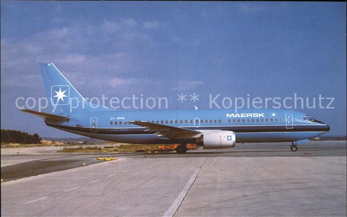 Flugzeuge Zivil Maersk Boeing 737-300