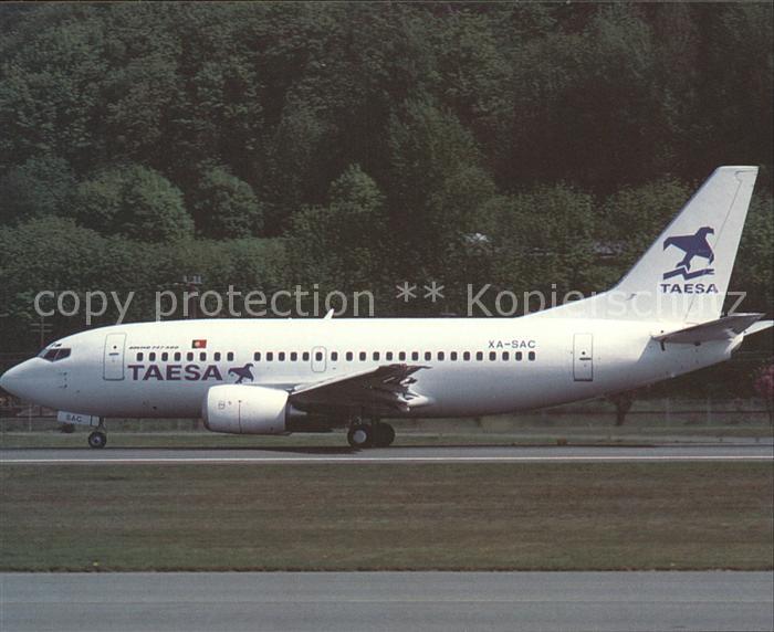 Flugzeuge Zivil TAESA Boeing B-737-500 XA-SAC