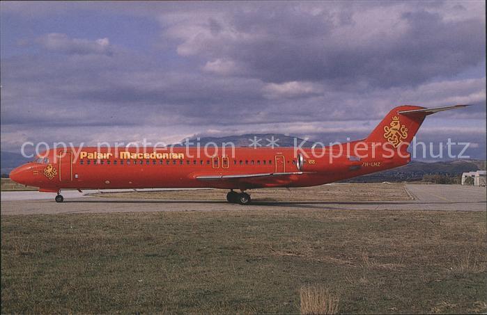 Flugzeuge Zivil Fokker 100 c/n 11309 PH-LMZ Palair Macedonian