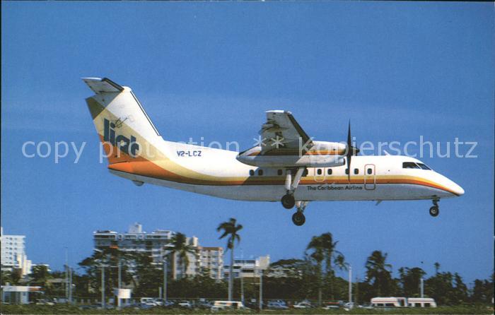 Flugzeuge Zivil Liat Caribbean Airline V2-LCZ De Havill