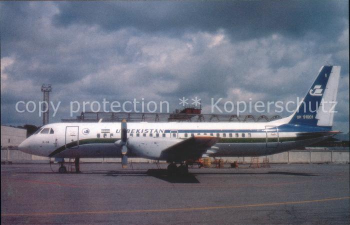 Flugzeuge Zivil Uzbekistan Airways IL-114 UK-91001 c/n 101343823024