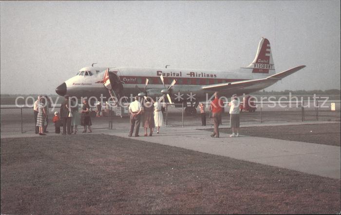 Flugzeuge Zivil Capital Airlines Viscount 745D N7452 MS