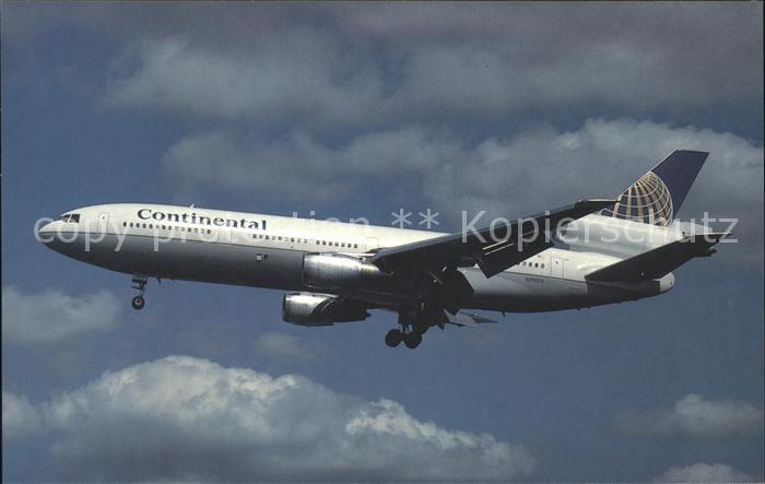 Flugzeuge Zivil Continental Airlines McDonnell Douglas DC-10-30 N19072 MSN 46576