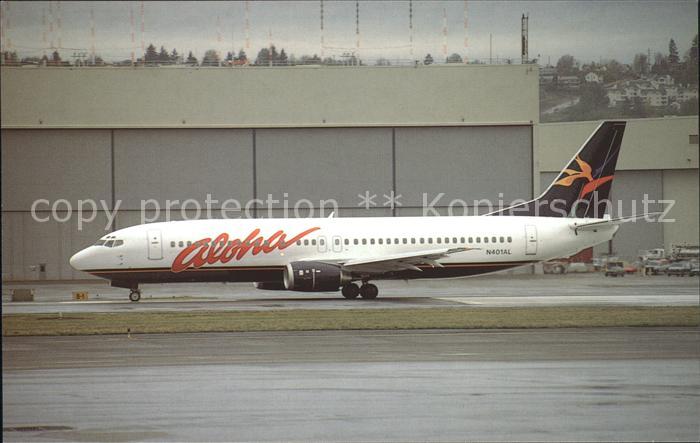 Flugzeuge Zivil Aloha Airlines Kekaulike Boeing B-737-497 N401AL MSN 25663