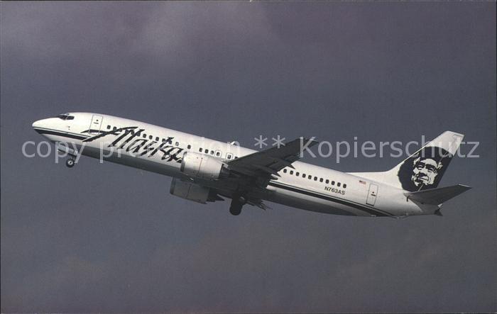 Flugzeuge Zivil Alaska Airlines Boeing B-737-4Q8 N763AS