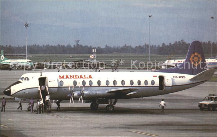 Flugzeuge Zivil Mandala Viscount 816 PK-RVS