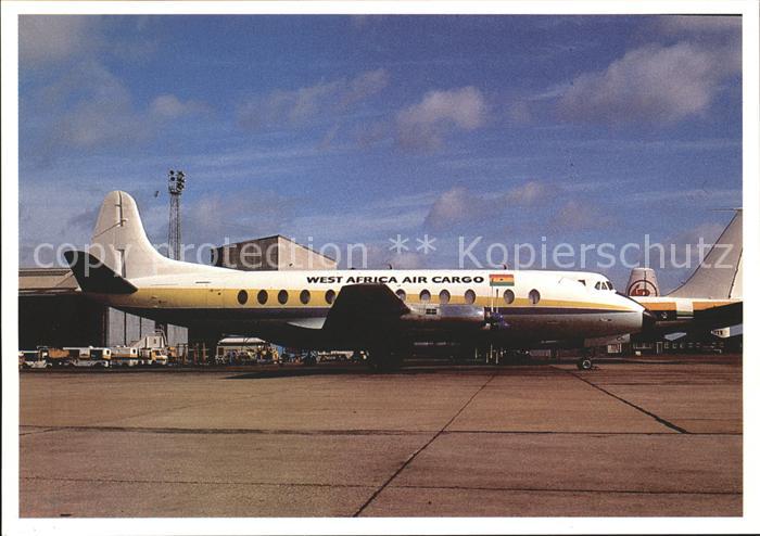 Flugzeuge Zivil Vickers Viscount West Africa Air Cargo