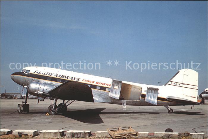 Flugzeuge Zivil G-AKJH Douglas DC-3 C/n 13164 Derby Airways Cargo