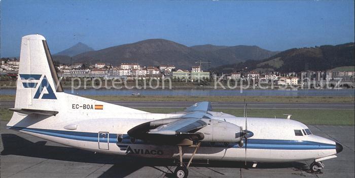 Flugzeuge Zivil Aviaco Fokker F27-600 EC-BOA cn 10348