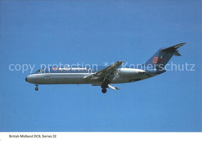Flugzeuge Zivil British Midland DC9 Series 32