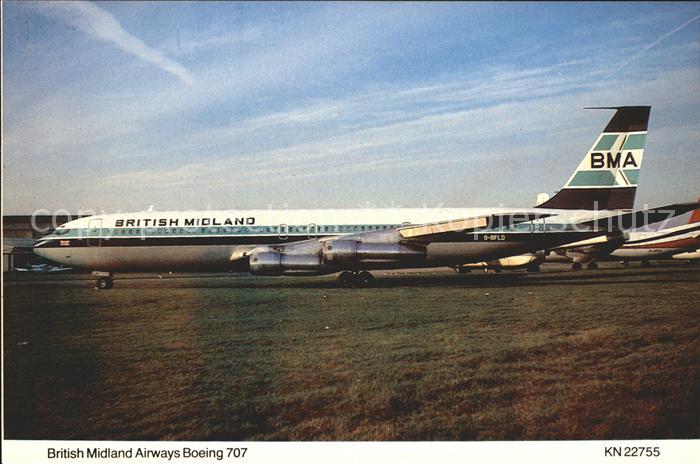 Flugzeuge Zivil British Midland Airways Boeing 707