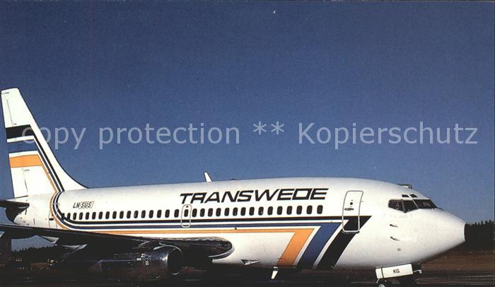 Flugzeuge Zivil Transwede Boeing 737-205