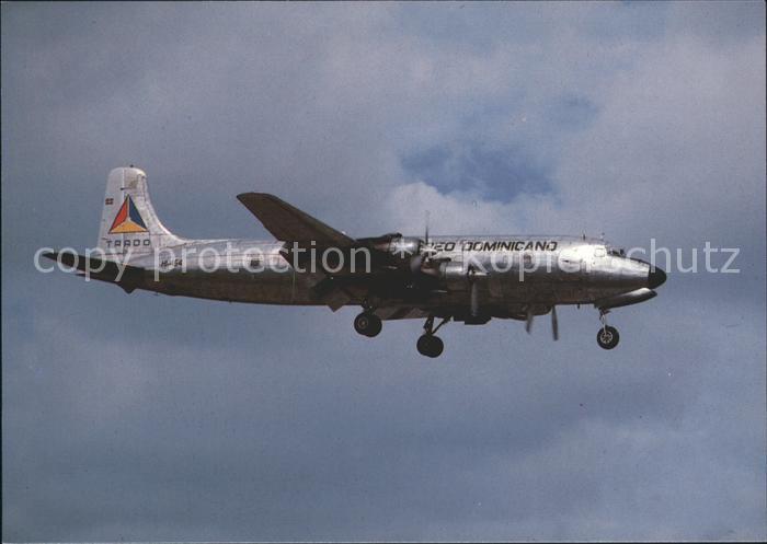 Flugzeuge Zivil Trado DC6-A/B HI-454 cn 44107